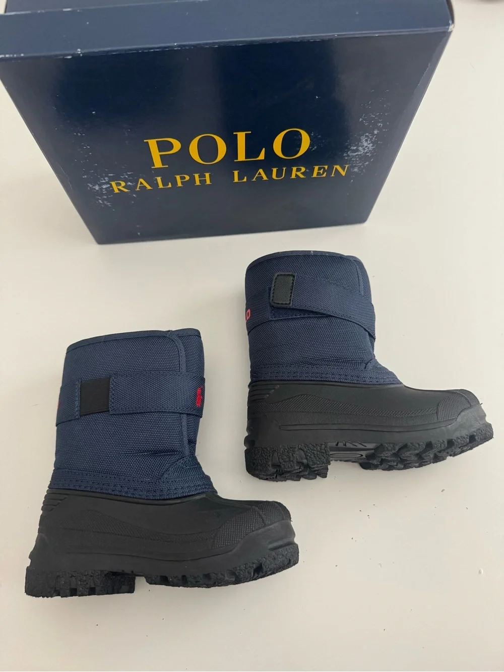 Polo by Ralph Lauren Navy and Black Kids Winter Boots